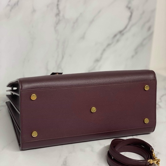Saint Lauren sac de jour small , burgundy - Picture 7 of 7